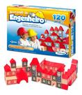 Brincando De Engenheiro 120 Peças Educativo Infantil Xalingo