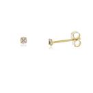 Brinco 2mm Segundo Furo Ou Infantil Banho Ouro 18k Rn