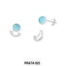 Brinco 3 em 1 com Pedras Naturais