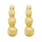Brinco 4 Bolinhas Banhado a Ouro 18k