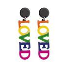 Brinco Arco-iris Loved Un - Cromus Brinco Arco-iris Loved Un - Cromus