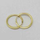 Brinco Argola 13 mm Redondo Ouro Dourado BRX0534
