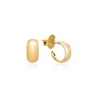 Brinco argola abaulada ponta fina Pequena - Banhado em ouro 18k Brinco argola abaulada ponta fina Pequena - Banhado em ouro 18k