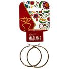 Brinco Argola Aço Inox 316l Dourado Tam M