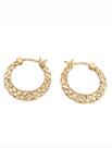 Brinco argola aramado ouro 18k amarelo .Rosângela