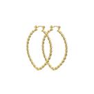 Brinco Argola Banhado a Ouro 18k Trançado Paloma
