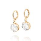 Brinco argola banhado a ouro BRANCO 527411 Rommanel