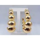 Brinco argola circulo banhado a ouro 18k Brinco argola circulo banhado a ouro 18k
