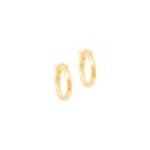 Brinco Argola Detalhe Torcido em Ouro 18K - AU14064