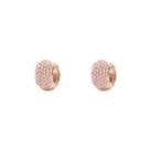 Brinco Argola Dourada Com Micro Pérolas Banhado a Ouro 18k.