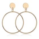 Brinco Argola Feminino 4,5cm dourado