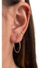 Brinco argola fio redondo 0,90g ouro 18k