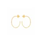 Brinco Argola Fio Redondo 1,2x40cm - Banhado em ouro 18k