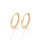 Brinco argola folheada a ouro 527164 Rommanel