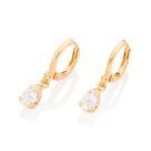 Brinco argola folheado a ouro BRANCO 527237 Rommanel