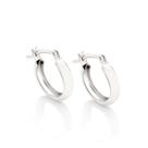 Brinco argola folheado a platina Cód. 320337