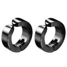 brinco argola masculino feminino preto pressão 1 par aço Qualidade premium unissex pequeno moda brinco argola masculino feminino preto pressão 1 par aço Qualidade premium unissex pequeno moda