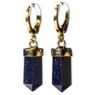 Brinco Argola Micro Pontinha Pedra Estrela Montagem Dourada