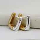 Brinco Argola Mix de Banhos Betina P - Dourado