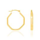 BRINCO ARGOLA NO FORMATO IRREGULAR.MED 2,5 CM Brinco feminino folheado a ouro 18k joia antialérgica presente feminino para mulher