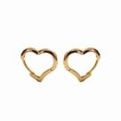Brinco Argola Pequena Fecho Click Folheado Ouro 18k Antialérgico c/Garantia