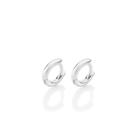 Brinco Argola Prata Maciça 925 Rommanel 820315 Cor:Prata