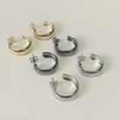Brinco Argola Trio com 3 Cores Brinco Argola Trio com 3 Cores