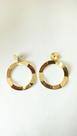 Brinco Argola Wave Victória Herrera Banhado a Ouro 18K