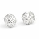 Brinco Argolinha ABC em Prata 925