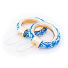 Brinco Azul Feminino Marine Designed Anemoss