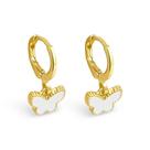 Brinco Baby Argolinha Borboleta Folheado a Ouro para Bebês e Crianças Brinco Baby Argolinha Borboleta Folheado a Ouro para Bebês e Crianças