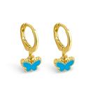 Brinco Baby Argolinha Borboleta Pequena Folheado a Ouro - Ideal para Bebês e Crianças