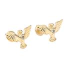 Brinco Baby Espírito Santo Folheado a Ouro - Ideal para Bebês e Crianças