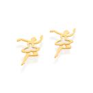 Brinco bailarina folheado a ouro 526603 Rommanel