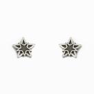 Brinco Bali Estrelas Sobrepostas em Prata 925