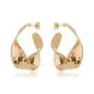 Brinco Banhado a Ouro 18k Argola Torcida Grande 4X1 Brinco Banhado a Ouro 18k Argola Torcida Grande 4X1