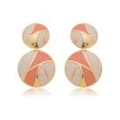 Brinco Banhado a Ouro 18k Bolas Esmaltação Italiana Grande