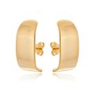 Brinco Banhado a Ouro 18k Liso Médio