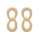 Brinco Banhado a Ouro 18K Pendurado Duplo Brinco Banhado a Ouro 18K Pendurado Duplo