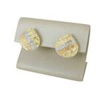 Brinco Banhado a Ouro Fixo De Gota 3 Cores Bijou Art