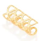 Brinco banhado ouro 3x 24k 18k e 22k pressão femininos gotas piercing rommanel losangos vazadas 526769