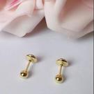 Brinco bebe tarraxa baby Dourado Brinco bebe tarraxa baby Dourado