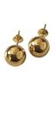 Brinco Bola 8mm Ouro 18k amarelo polisorosangela Lima Joias