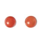 Brinco Bolinha Pedra Cherry Rosa Pino Tarraxa Banho Dourado Brinco Bolinha Pedra Cherry Rosa Pino Tarraxa Banho Dourado