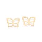 Brinco Borboleta Banhado a Ouro Rommanel 527564 Cor:Dourado