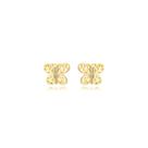 Brinco Borboleta Charmosa Banhada a Ouro 18k