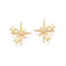 Brinco brilhos folheado a ouro BRANCO 527262 Rommanel