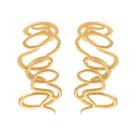 Brinco Caminhos G - banho de ouro