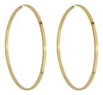 Brinco Chato Argola 50 Mm Em Ouro 18k 750 Dourado