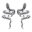 Brinco ChicSilver Snake em prata esterlina 925 hipoalergênico
